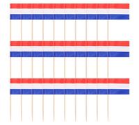 LAPYAPPE 100pcs Drapeaux Cure-dents en Bois pour Décoration de Gâteau et Apéritif, pour Fête D'automne et Thème Party