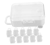 LAPYAPPE 12 Pièces Boîtes à Transparentes Valise Décoratif pour Fêtes et Boîtes de Rangement Pratiques pour Mariages et Événements