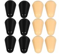 LAPYAPPE 12 Pièces Capuchon de Commutateur pour Guitare Électrique, Embout de Sélecteur de Guitare, Plastique, 5 Positions, Jaune et Noir, Facile à Remplacer Régler