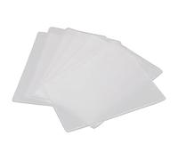 LAPYAPPE 12pièces Couverture Transparente pour Porte-Carte Identité avec Couvercle Et Finition Mate Lot de Porte-Cartes pour Bus Et Banque