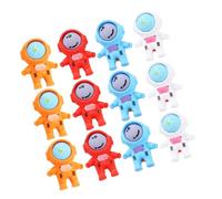 LAPYAPPE 18 Gommes Miniatures à Thème Astronaute en Tpr pour Récompense Scolaire, Design Mignon et Effacement Doux, pour Choix en Petite Classe ou Présent aux Élèves Couleur Aléatoire