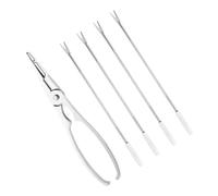 LAPYAPPE 1ensemble Outils Inoxydable pour Fruits De Mer Comprenant Pinces à Homard Et Fourchettes à Crabe pour Déguster Crabes Langoustines Et Coquillages