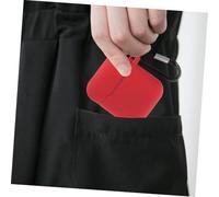 LAPYAPPE 2 pièces Coque Antichoc pour Écouteurs sans Fil Étui de Protection Compatible Silicone Résistant Aux Chocs avec Boucle Suspendue Lot de Rouge