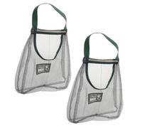 LAPYAPPE 2 Pièces Filet Suspendable pour Fruits Et Légumes, Filet De Rangement pour Ail Et Oignons, Multi-Usage (Vert)