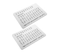 LAPYAPPE 2 pièces Tableau Apprentissage Braille Arabe avec Points Relief Gravés Outil Débutant et Portable pour Élèves Aveugles