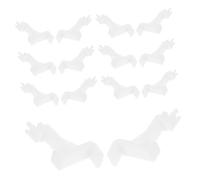 LAPYAPPE 20 Pièces Clips de Support de Réfrigérateur Plastique Lot pour Étagères de Congélateur et Refroidisseur Installation Rapide et Accessoires de Rangement Universels