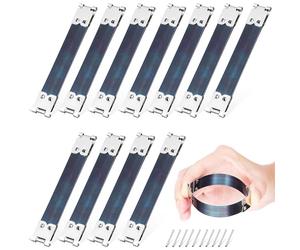 LAPYAPPE 20pièces Charnières Métalliques Flexibles pour Sac à Main Clips à Ressort Robustes pour Accessoires de Couture et Fabrication de Porte-monnaie Kit Matériel Couleur Aléatoire