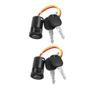 LAPYAPPE 2pièces Interrupteur à Clé pour Véhicules Électriques Garçon Fille Verrouillage Contacteur Démarrage Clés Inclus Compatible Divers Modèles