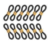 LAPYAPPE 300pcs Anneaux de Poulet en Caoutchouc Noir pour Poulets et Caille, Correcteur de Pattes de Perroquet, Support de Jambe Écartée pour Poulailler Domestique