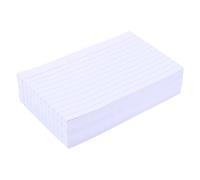 LAPYAPPE 400 Pièces Cartes de Notes Horizontales Blanches en Papier Résistant la Déchirure, Format 10x15 Cm, Design Classique Portable pour Préparation de Discours et Présentations