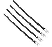 LAPYAPPE 4pièces Lot de Sangles Pied Vélo Aluminium Réglables pour Pédales VTT Accessoires Léger pour Cyclisme