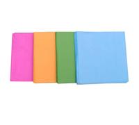 LAPYAPPE 80 Pièces Serviettes en Papier Colorées Simples Carrées 25x25cm en Pâte de Bois Jetables Pratiques pour Fête D'anniversaire et Bouquet de Fin D'études