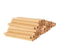 LAPYAPPE à Abeilles et Pollinisation en Matériau Naturel pour Apiculture 50 Tubes Remplacement 6 Pouces , pour Nidification pour Maison D'abeilles en Extérieur