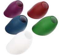 LAPYAPPE Abat-jour en Plastique Léger pour Lampe de Table, Lot de 5 Pièces, Design Délicat, pour Décorer une Pièce et Remplacer les Abats-jours Existants