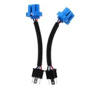 LAPYAPPE Adaptateur de Faisceau de Phare Voiture 2pcs Connecteur en Cuivre et Abs Léger Performance Stable pour Conversion H4 vers 9007 Utilisation Automobile