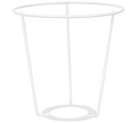 LAPYAPPE Armature Abat Jour Support Métallique Anneau D'abat-jour en Fer Blanc Facile à Utiliser et Portable pour Lampe de Bureau E27 pour Lampes de Table