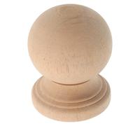 LAPYAPPE Balustre Classique En Bois Sphere Décoration De Rampe D'Escalier Embout De Lampe En Bois Pour Mât De Drapeau Et Clôture De Jardin