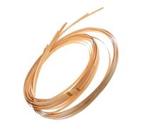 LAPYAPPE Bandes de Vannerie en Bambou Naturel 10pcs, Légères et Polyvalentes pour Projets de Tissage et Décoration de Mariage