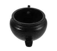 LAPYAPPE Bol à Eau Miniature en Céramique Noire 11x7, 5x5, 7cm Décoratif