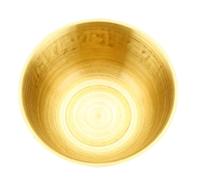 LAPYAPPE Bol D'eau du Temple en Cuivre Orné Finement Sculpté, Résistant la Rouille, Bol Rond Multifonction pour Décoration Maison et Rituel Bouddhiste
