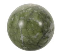 LAPYAPPE Boule de Verte en Jade Naturel Poli en Pierre Hsiuyen, Ornement Raffiné Aide Facile à Entretenir pour Décoration Feng Shui pour Maison et Bureau