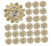 LAPYAPPE Boutons DIY Décoratifs Strass Fleur Tournesol Accessoires Flatback pour Bijoux et Artisanat Environ par Sac Multi-usage pour Vêtements Sacs et Créations Manuelles