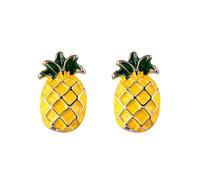 LAPYAPPE Broche Lot de 4 Pièces Élégante et Délicate Ananas en Alliage Multifonction Accessoires Mode pour Vêtements et Paquet, pour Cérémonies et Fêtes pour Femmes et Filles