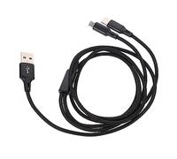 LAPYAPPE Câble De Charge USB Double Câble De Données Type-c Cordon De Charge pour Téléphone Ligne De Données pour Appareils Numériques