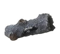 LAPYAPPE Cachette pour Aquarium en Résine Noire avec Tronc Creux, Arbre Simulé Offrant Abri et Cachette pour Poissons et Tortues