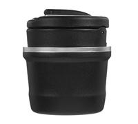 LAPYAPPE Cendrier Unique Plastique Voiture Portable Léger de en Noir avec Couvercle, Design Moderne et pour Voiture et Voyage