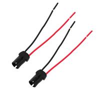 LAPYAPPE Connecteur de Douille de Lampe pour Voiture, 2pcs, Extension Précise en Cuivre et Caoutchouc, Compatible Éclairage Tableau de Bord et Panneau D'instruments