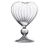 LAPYAPPE Coupe à Vin Rouge en Verre de Cœur, Créative et Robuste, Pratique Maison Bar, 1pc Saint-valentin