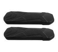 LAPYAPPE Coussins D'accoudoirs Ergonomiques Lot De 2 en Plastique Résistant pour Chaise De Bureau, Remplaçants Universels Confortables Adaptés à Usage Professionnel Et Gaming