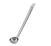 LAPYAPPE Cuillère à Trous en Acier Inoxydable avec Manche Long pour Olives et Oignons, Construction Robuste et Séparation Rapide Liquide, Accessoire la Cuisine Pratique pour Bartending