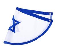 LAPYAPPE Drapeau Israël Décoratif en Tissu aux Couleurs Intenses, Résistant pour Usage Extérieur, pour Affichage Quotidien et Festivals en Jardin ou Terrasse