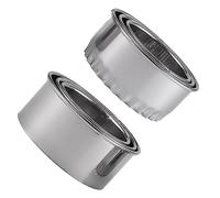 LAPYAPPE Emporte-pièces Lames Tranchantes Raviolis Ronds pour Acier Inoxydable en Lot de 6 Set de Set de Pièces, Coupe Régulière et Fabrication de Raviolis Cuisson