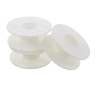 LAPYAPPE Enrouleur de Câble Électrique Portable 3pcs en Plastique Blanc, Résistant à L'usure, Léger et Haute Performance pour Organisation de Câbles Audio et Accessoires