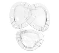 LAPYAPPE Ensemble de 3 Moules en Plastique de Cœur pour Jardinage, Outil Polyvalent de Façonnage de Fruits comme Tomates et Fraises, Design Créatif Réutilisable