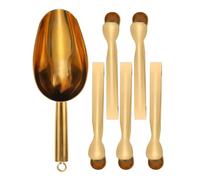 LAPYAPPE Ensemble de Pinces Cuisine et Pelle à Copeaux en Acier Inoxydable, Ustensiles Pratiques pour L'été Vacances Cuisine, Usage Polyvalent et Design Simple