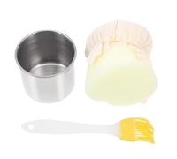 LAPYAPPE Ensemble Outil Crêpes Spatule et Applicateur Huile INOX, Brosse à Huile Aléatoire, Adapté pour Barbecue et Repas Matinaux