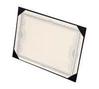 LAPYAPPE Housse de Certificat Vide pour Bureau, Protège-documents Rigide avec Rabats, Taille Classique pour Diplômes ou Certificats Officiels