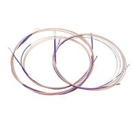 LAPYAPPE Jeu de 4 Cordes de Pipa en Acier pour Luth Chinois, Cordes D'entraînement Résistantes à L'usure Vibration Stable, Pratique Musicale