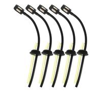 LAPYAPPE Kit de 5 Durites Essence en Pvc et Abs pour Tondeuse à Gazon, Tuyau D'alimentation Résistant à L'huile Carburant, Facile à Utiliser