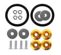 LAPYAPPE Kit de Clips de Fixation Rondelles Renforcées pour Pare-chocs Arrière en Alliage et Caoutchouc Tenue Ferme Stabilité Améliorée sur Carrosserie Automobile