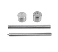 LAPYAPPE Kit D'œillets Outil de Pose D'œillets en Acier Argenté 10mm pour Boucle et Ceinture, Bricolage et Usage Domestique