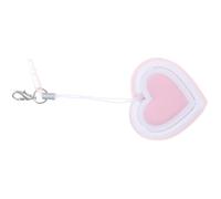 LAPYAPPE Lingette Nettoyante Écran Téléphone Suédine Outil Doux Multi-Usage pour Lentilles et Lunettes Porte-clés Pendentif Forme de Cœur Nettoyage sans Rayures pour Couleur Aléatoire