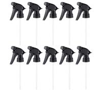 LAPYAPPE Lot de 10 Buses de Rechange pour Pulvérisateur en Pet Noir, Tête Réglable pour Bouteilles Standard 28/400, Remplacement pour Jardinage et Beauté
