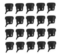 LAPYAPPE Lot de 20 Boucles De Câble Rondes en Nylon, Passe-câble Anti-Traction, Douille De Décharge pour Câble, Protection Fil Résistante à L’Usure, Usage Électrique Et Industriel