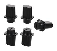 LAPYAPPE Lot de 5 Capuchons de Commutateur pour Guitare Électrique en Plastique Noir, Réglage Facile du Ton, Compatibilité Polyvalente, Accessoires Élégants pour Remplacement