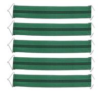 LAPYAPPE Lot de 5 Sangles Élastiques Renforcées pour Chaise Pliante, Bande Épaissie en Tissu Élastique Vert, Haute Endurance, Anti-Fissures pour Fauteuil Inclinable